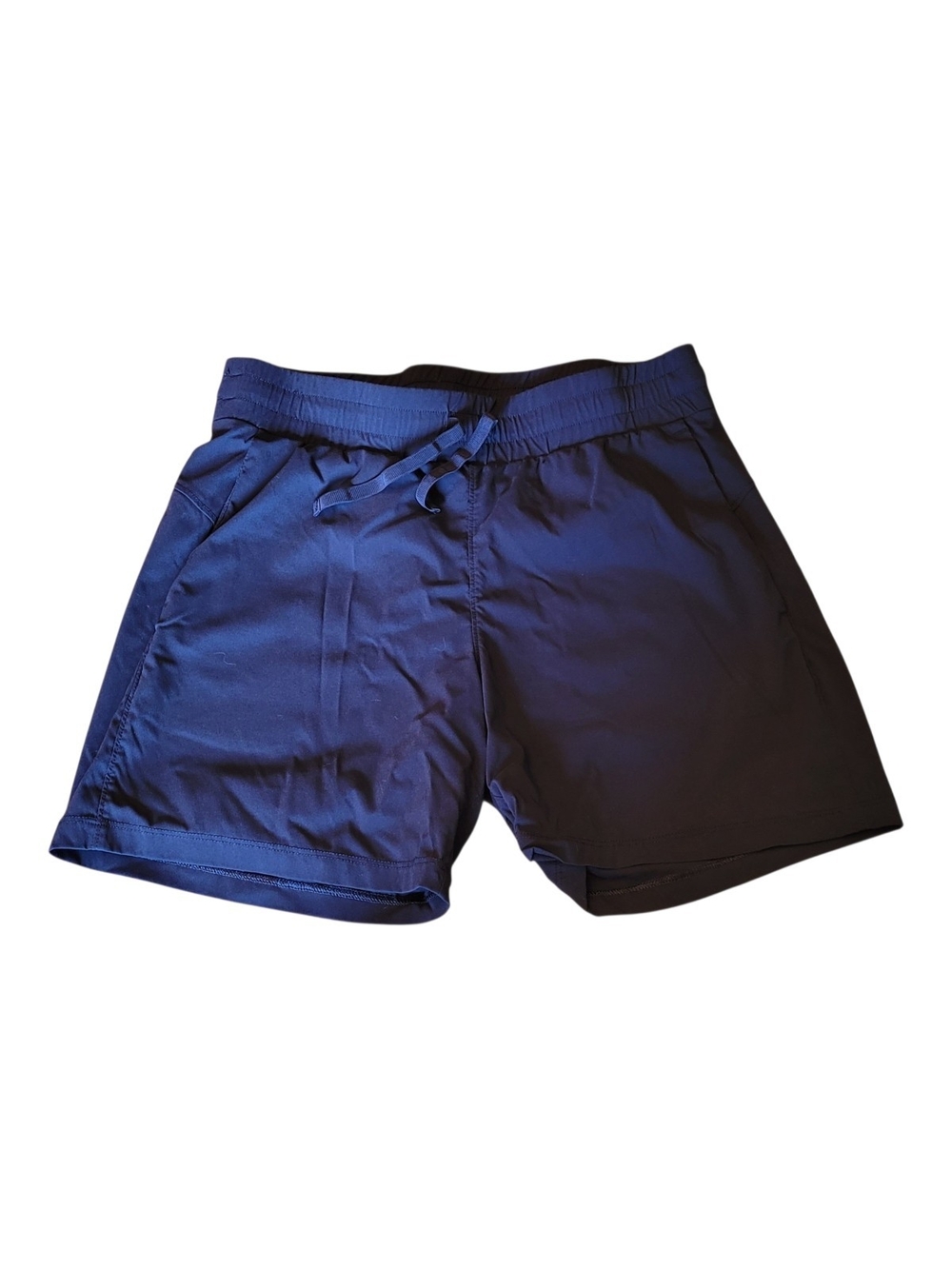 Tuff Athletics Women's Navy Blue Athletic Drawstring Shorts